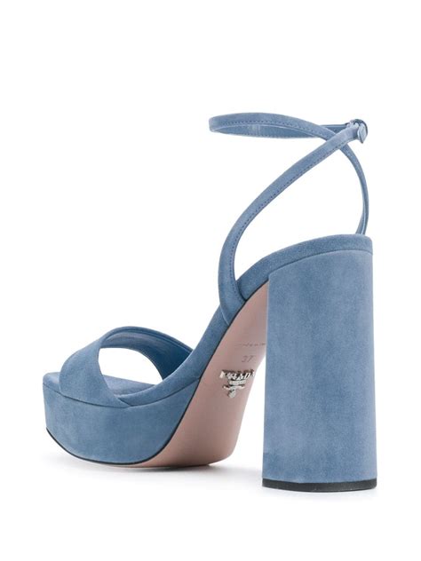 prada cloth sandals|prada chunky heel sandal.